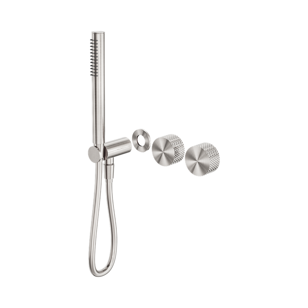 Nero Opal Progressive Shower System Separate Plate Trim Kits Only Brushed Nickel