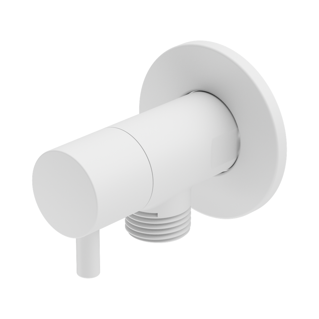Nero Mini Cistern Stop Matte White