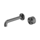 Nero Kara Progressive Wall Basin/Bath Set 185Mm Gun Metal