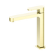 Nero Ecco Tall Basin Mixer Brushed Gold