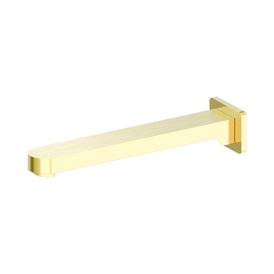 Nero Ecco Fixed Bath Spout Only Brushed Gold