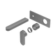 Nero Ecco Wall Basin/Bath Mixer Trim Kits Only Gun Metal