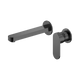 Nero Ecco Wall Basin/Bath Mixer Separate Back Plate 60Mm Gun Metal