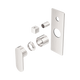 Nero Ecco Shower Mixer With Diverter Trim Kits Only Brushed Nickel