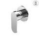 Nero Ecco Shower Mixer Round Back Plate. Nr301311Dch