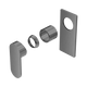 Nero Ecco Shower Mixer Trim Kits Only Gun Metal