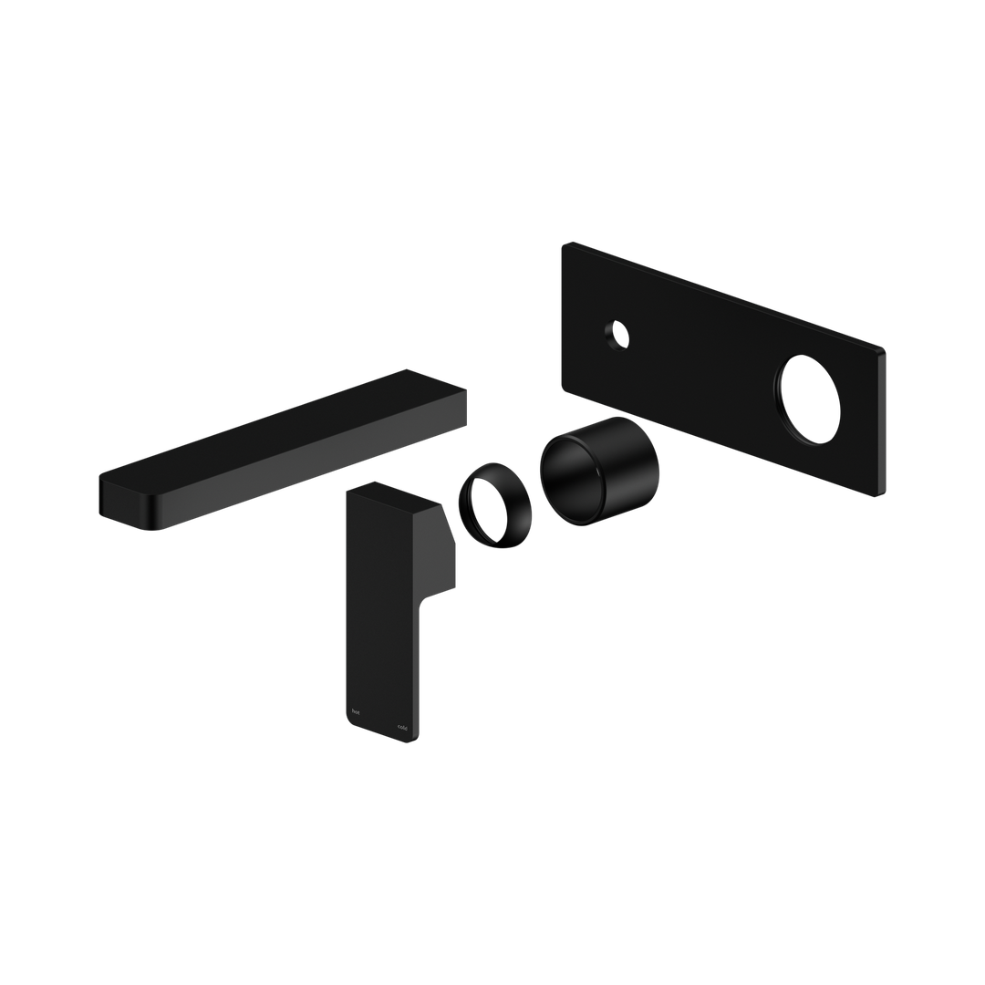 Nero Celia Wall Basin/Bath Mixer Trim Kits Only Matte Black