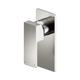 Nero Celia Shower Mixer Rectangular Backplate Brushed Nickel