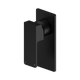 Nero Celia Shower Mixer Rectangular Backplate Matte Black