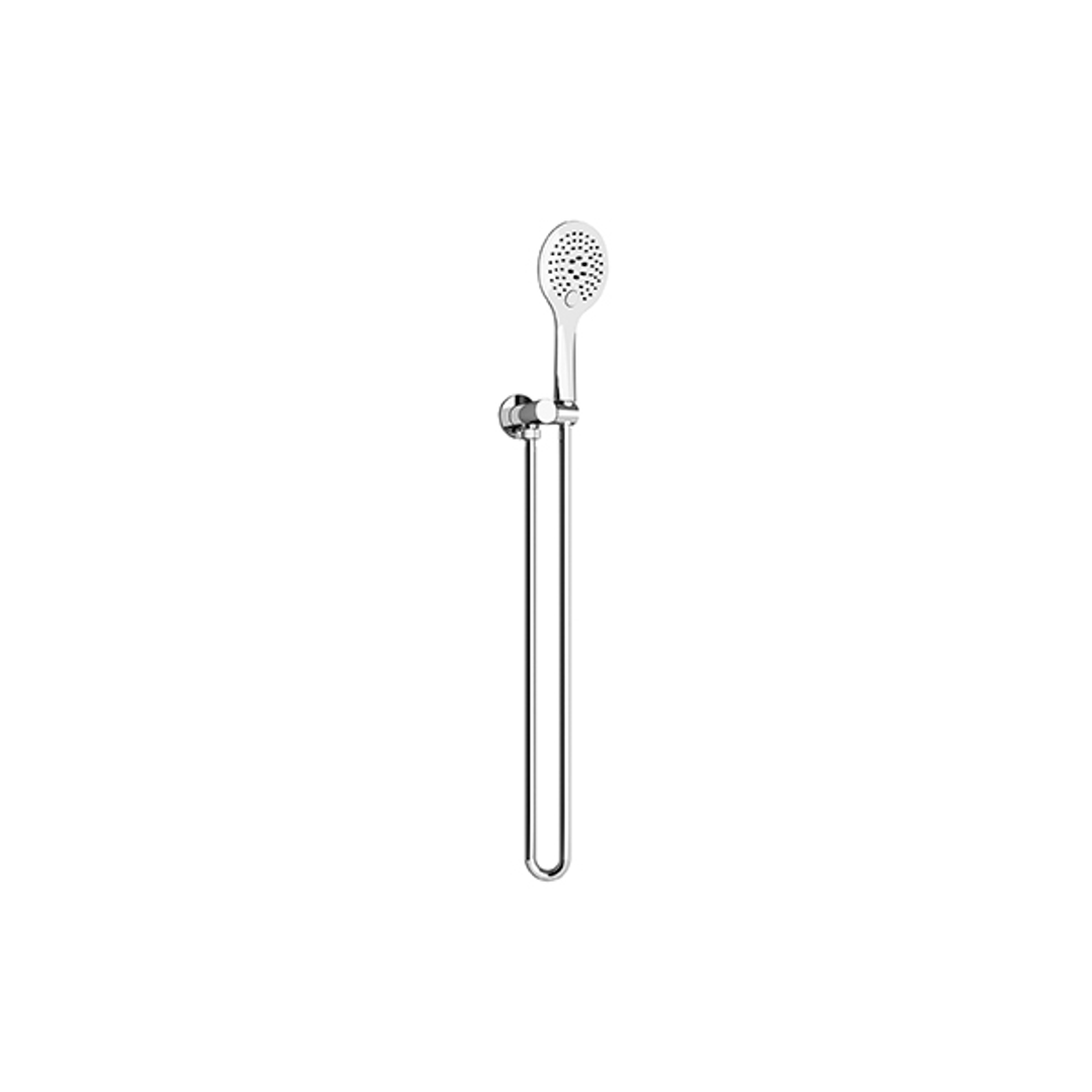 Nero Rain 3 Function Shower Bracket Round - Chrome