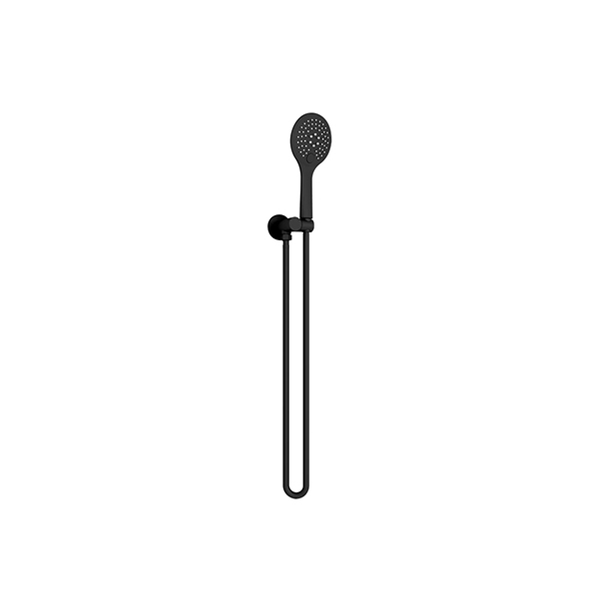 Nero Rain 3 Function Shower Bracket Round - Matt Black