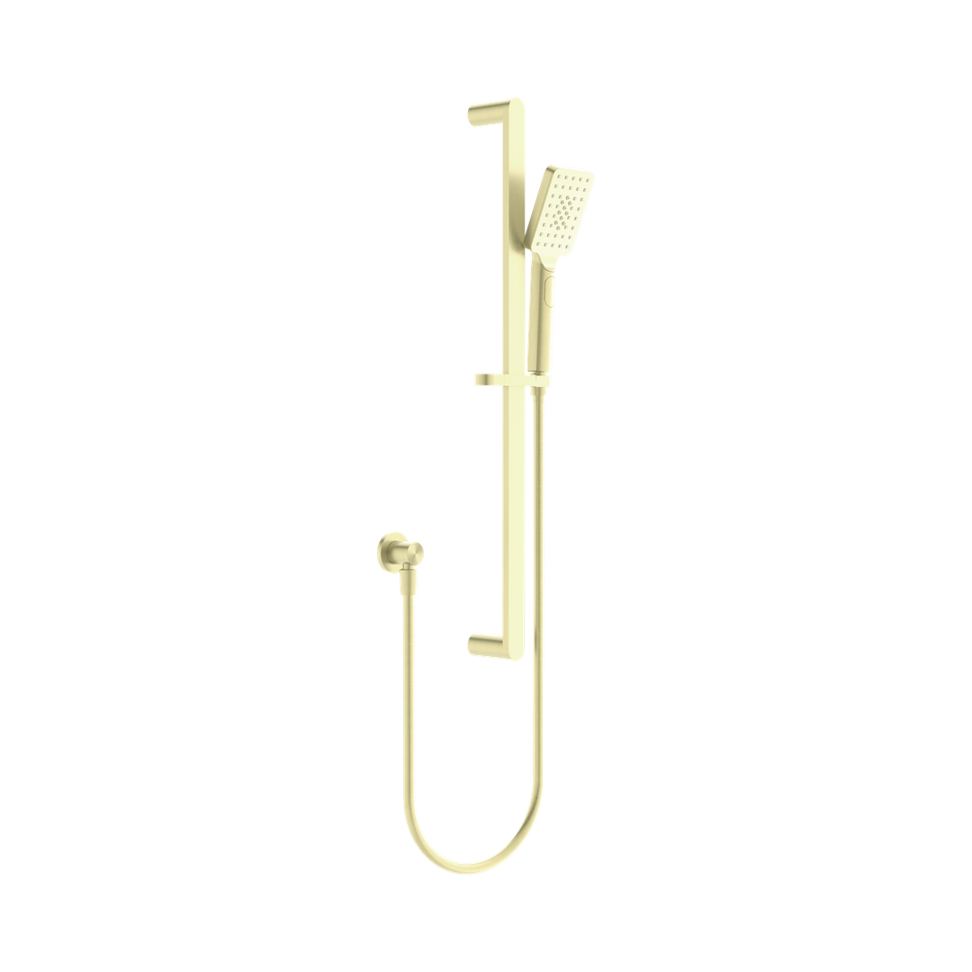Nero Bianca/Ecco Shower Rail Brushed Gold