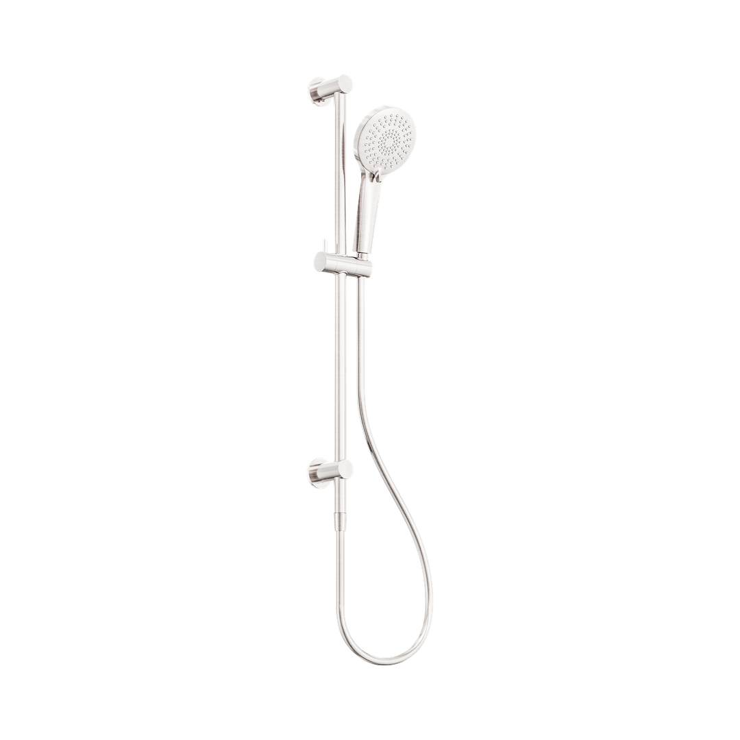 Nero 3 Function Shower Rail Brushed Nickel