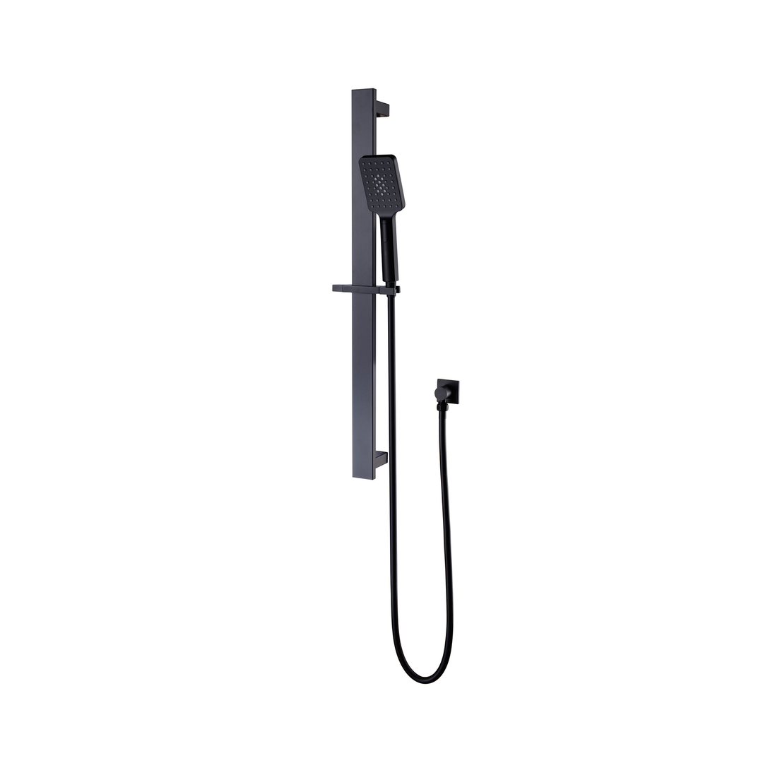 Nero Celia New Shower Rail - Matt Black