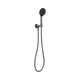 Project Round Nero Shower On Bracket 4 Star Rating - Gun Metal