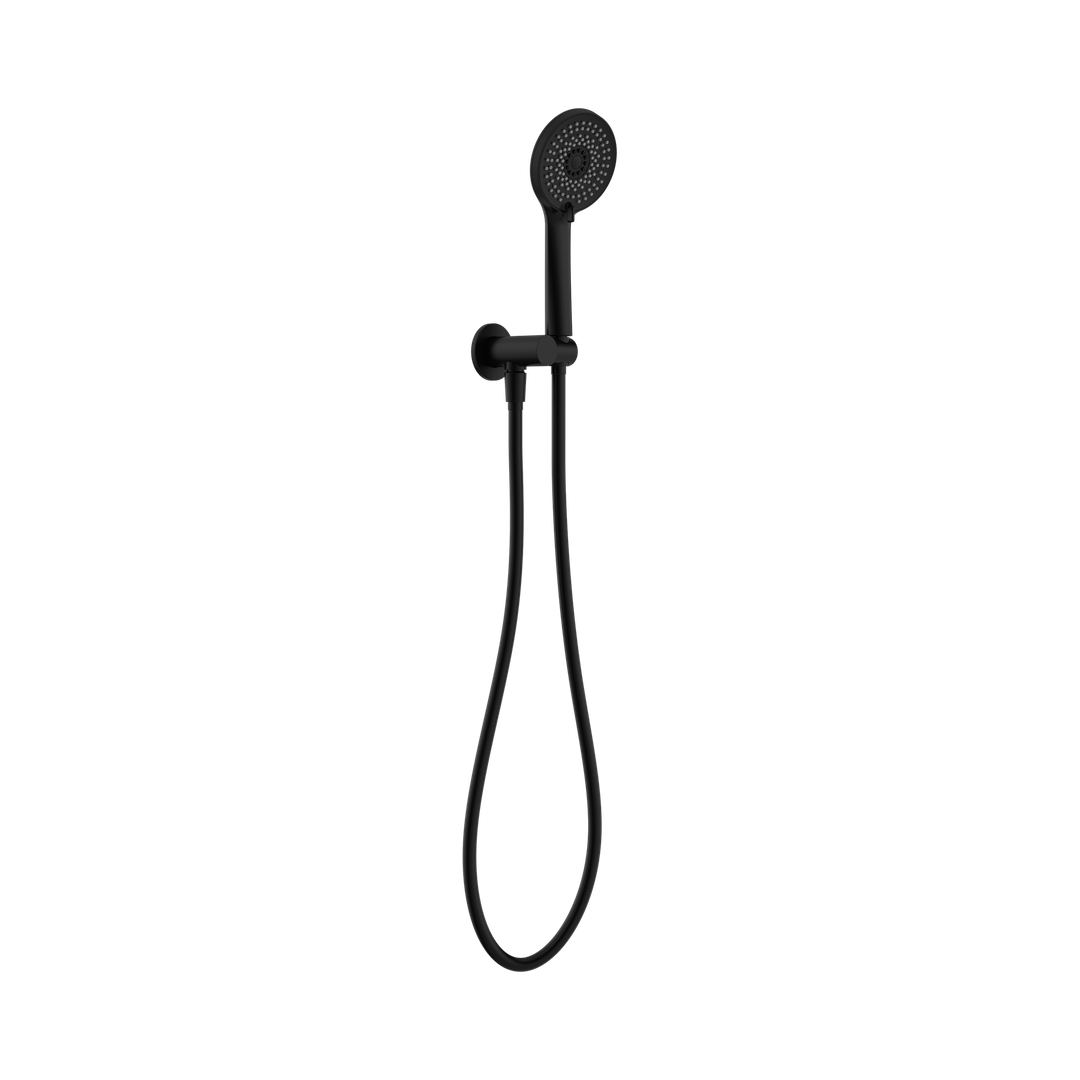 Project Round Nero Shower On Bracket 4 Star Rating - Matte Black
