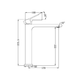 Nero Bianca Tall Basin Mixer Chrome