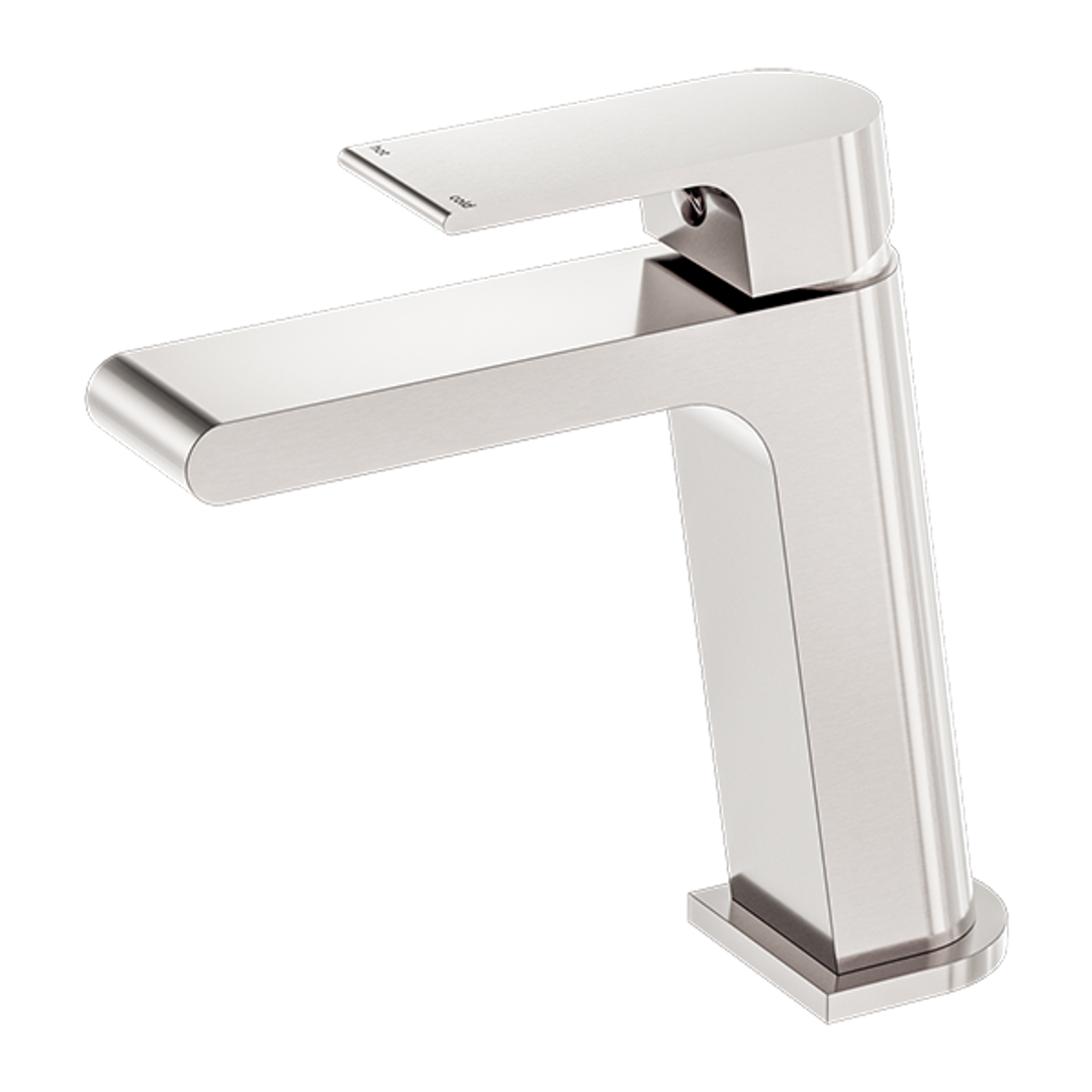 Nero Bianca Basin Mixer - Brushed Nickel