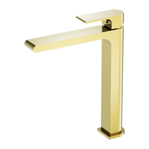 Bianca Tall Basin Mixer Brushed Gold