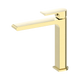 Nero Bianca Mid Tall Basin Mixer Brushed Gold
