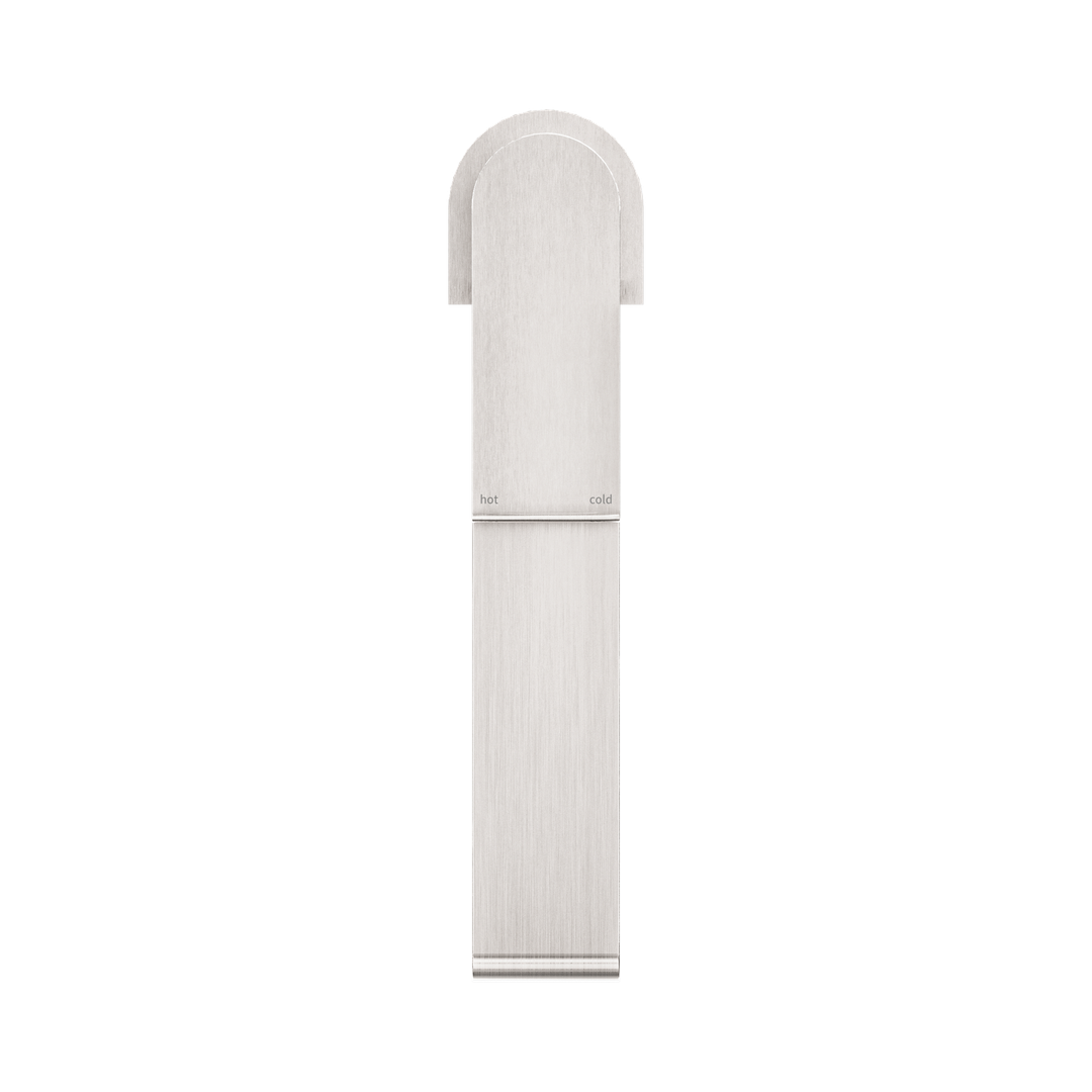 Nero Bianca Mid Tall Basin Mixer Brushed Nickel