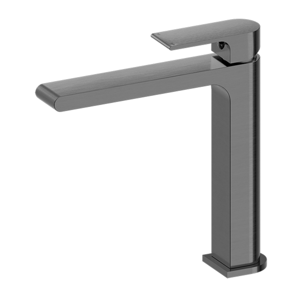 Nero Bianca Mid Tall Basin Mixer Gun Metal