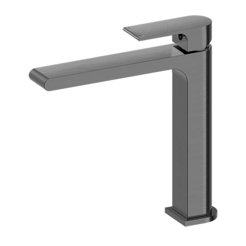 Nero Bianca Mid Tall Basin Mixer - Gun Metal