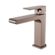 Nero Bianca Basin Mixer Straight Spout Brushed Bronze