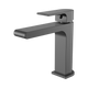 Nero Bianca Basin Mixer Straight Spout Gun Metal