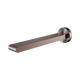 Nero Bianca Fixed Bath Spout Only 240Mm Brushed Bronze