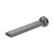 Nero Bianca Fixed Bath Spout Only 240Mm Gun Metal