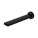 Nero Bianca Fixed Bath Spout Only 240Mm Matte Black
