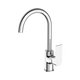 Nero Bianca Kitchen Mixer Gooseneck Spout Chrome