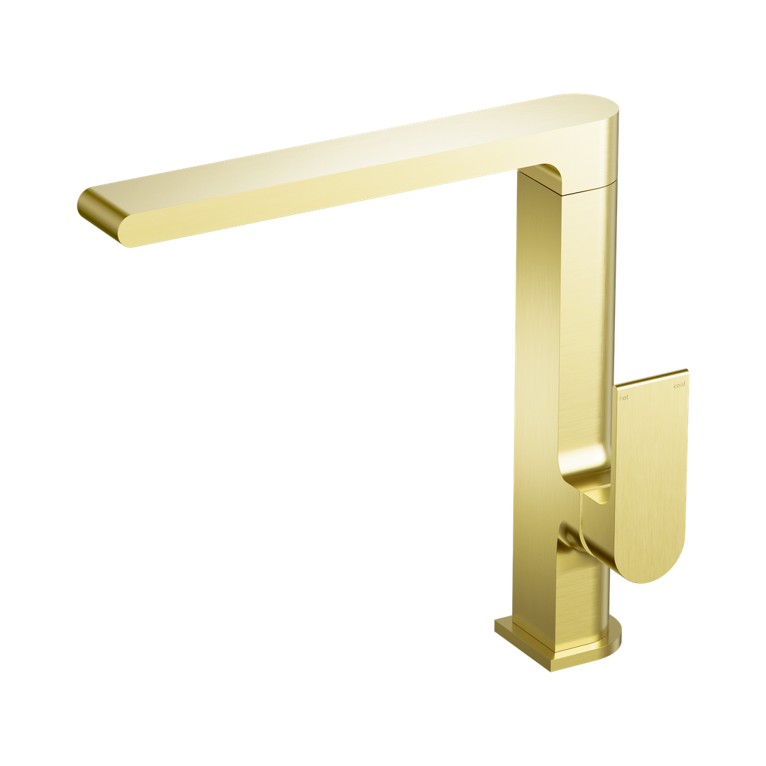 Nero Bianca Kitchen Mixer Brushed Gold