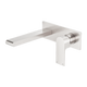 Nero Bianca Wall Basin Mixer Brushed Nickel