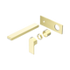 Nero Bianca Wall Basin/Bath Mixer 230Mm Trim Kits Only Brushed Gold
