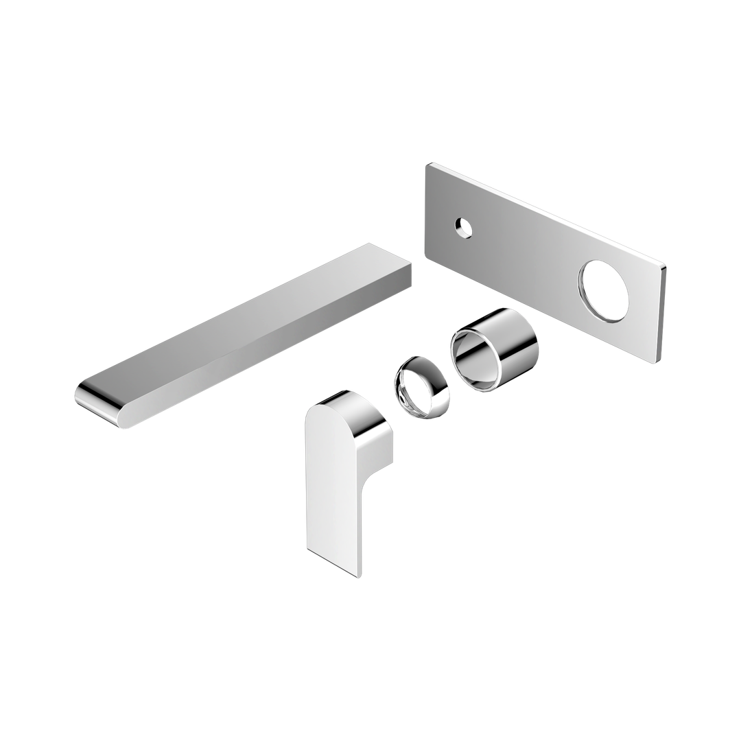 Nero Bianca Wall Basin/Bath Mixer 230Mm Trim Kits Only Chrome