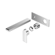 Nero Bianca Wall Basin/Bath Mixer 230Mm Trim Kits Only Chrome