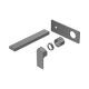 Nero Bianca Wall Basin/Bath Mixer 230Mm Trim Kits Only Gun Metal