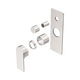 Nero Bianca Shower Mixer With Diverter Trim Kits Only Brushed Nickel
