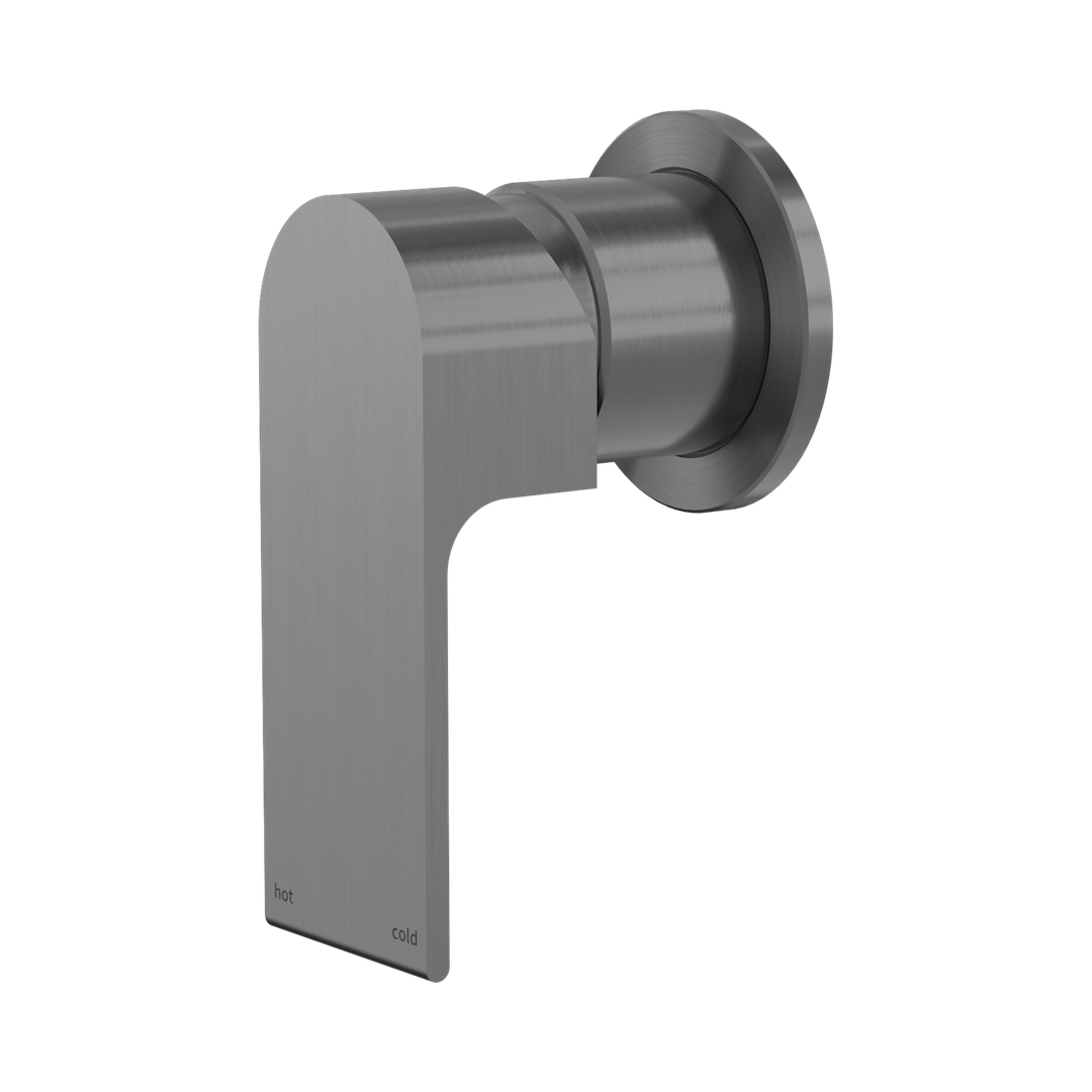 Nero Bianca Shower Mixer 60Mm Plate Gun Metal