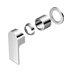 Nero Bianca Shower Mixer 60Mm Plate Trim Kits Only Chrome