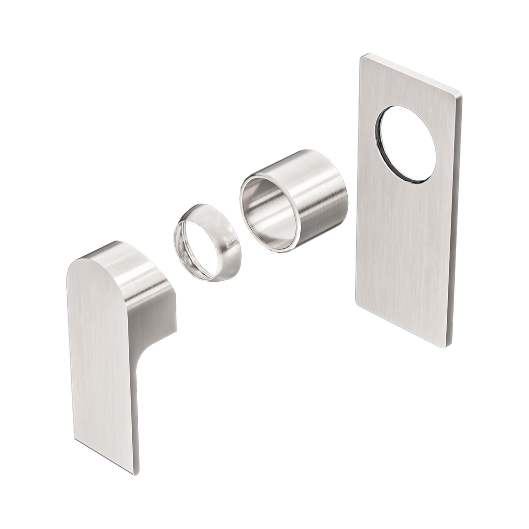 Nero Bianca Shower Mixer Trim Kits Only Brushed Nickel