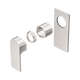 Nero Bianca Shower Mixer Trim Kits Only Brushed Nickel