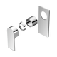 Nero Bianca Shower Mixer Trim Kits Only Chrome