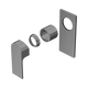 Nero Bianca Shower Mixer Trim Kits Only Gun Metal