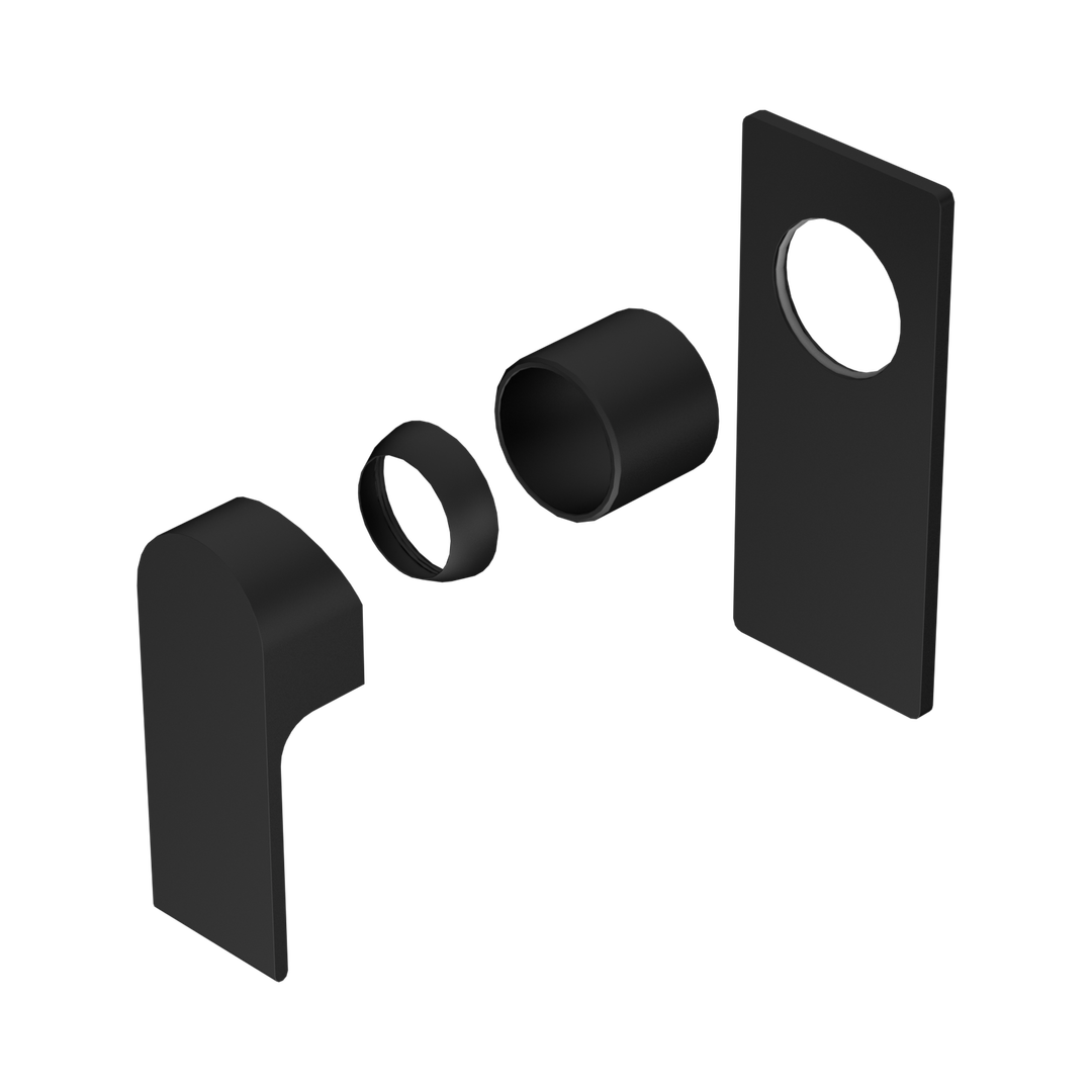 Nero Bianca Shower Mixer Trim Kits Only Matte Black