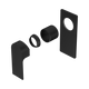 Nero Bianca Shower Mixer Trim Kits Only Matte Black