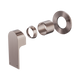 Nero Bianca Shower Mixer 80Mm Plate Trim Kits Only Brushed Bronze