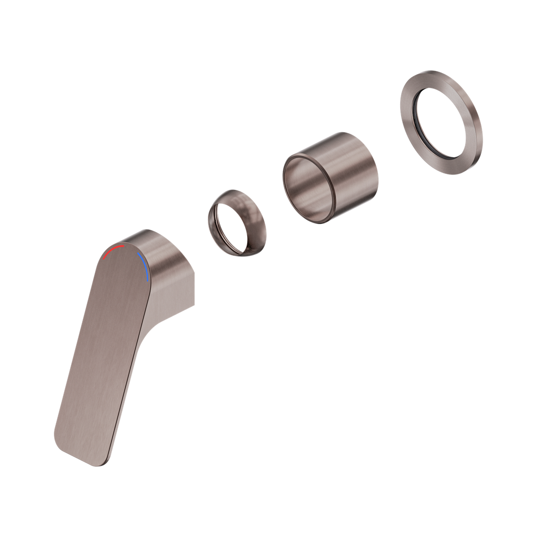 Nero Bianca Care Shower Mixer 60Mm Plate Trim Kits Only Brushed Bronze